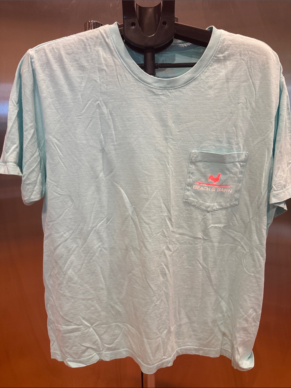 Beach & Bark light Teal Pocket T shirt